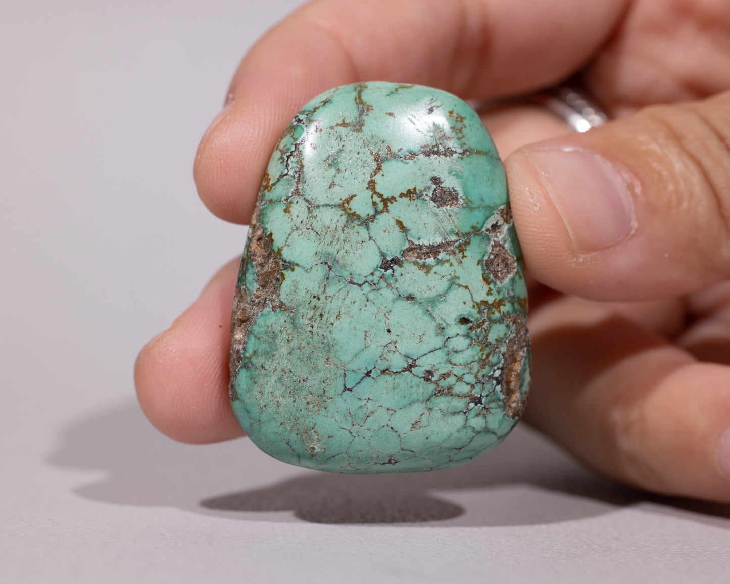 Tibetan Turquoise - Spiritual Significance - Nebula - #417