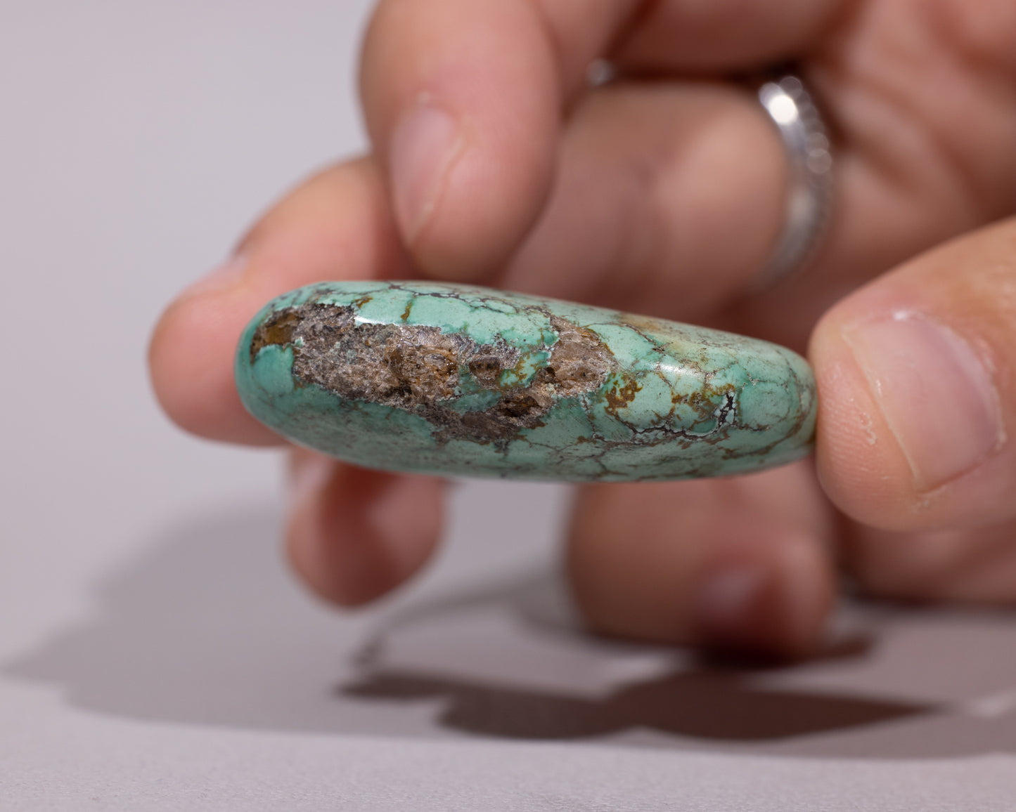 Tibetan Turquoise - Spiritual Significance - Nebula - #417