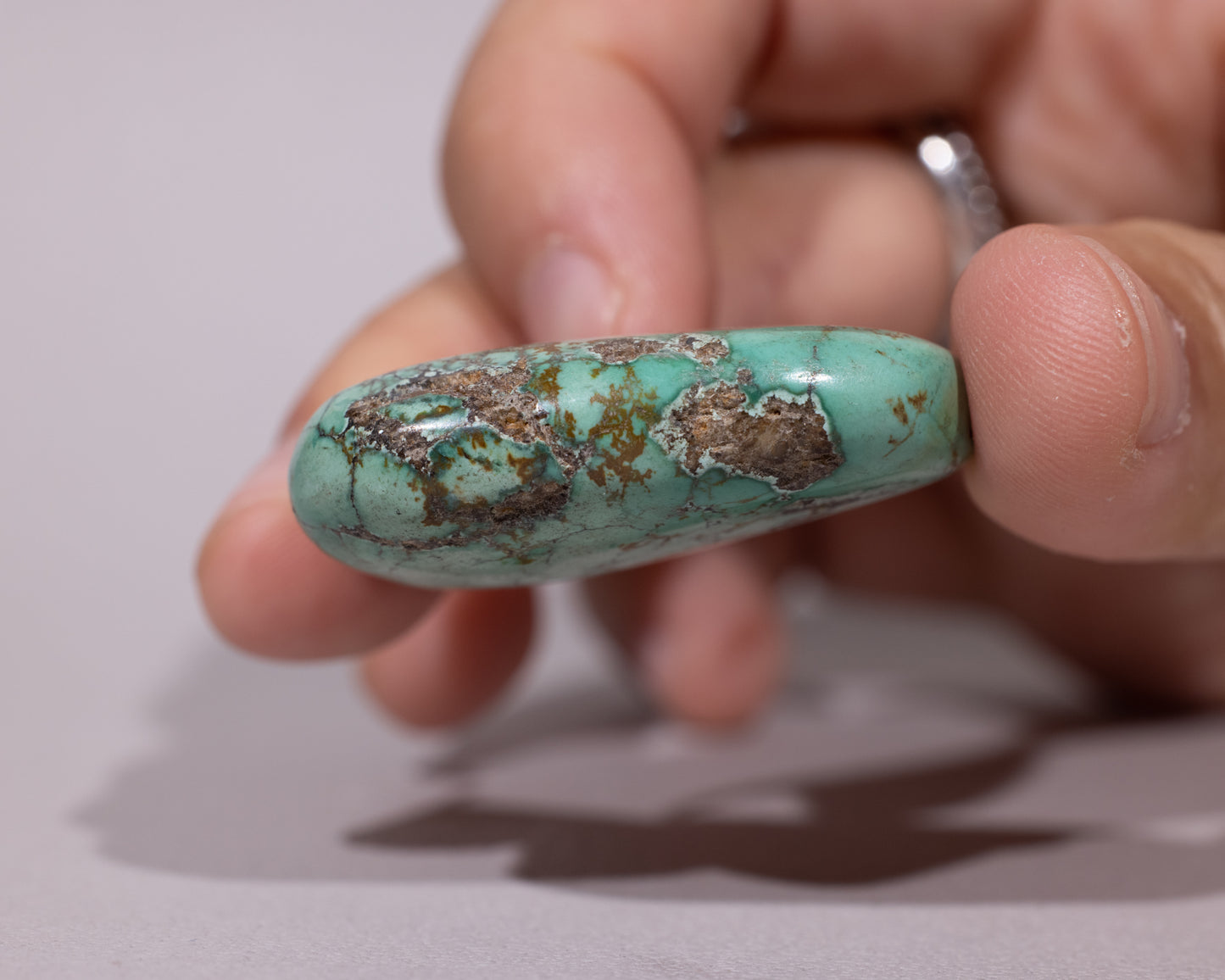 Tibetan Turquoise - Spiritual Significance - Nebula - #417