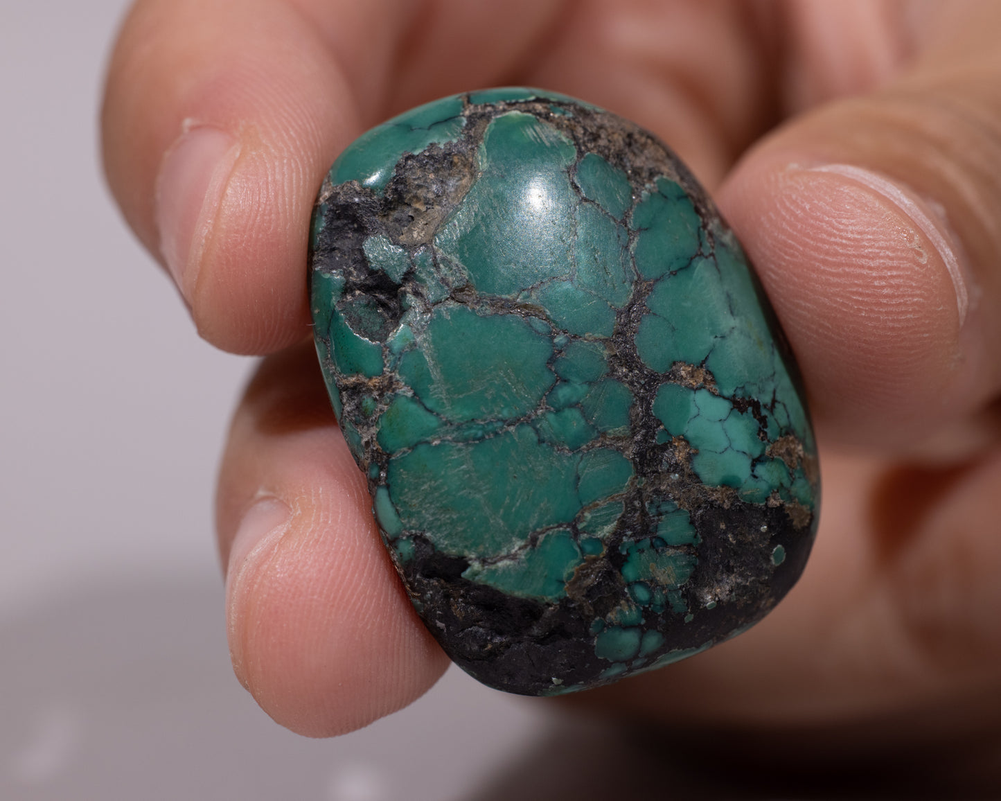 Authentic Tibetan Turquoise Stone - Vine - #426