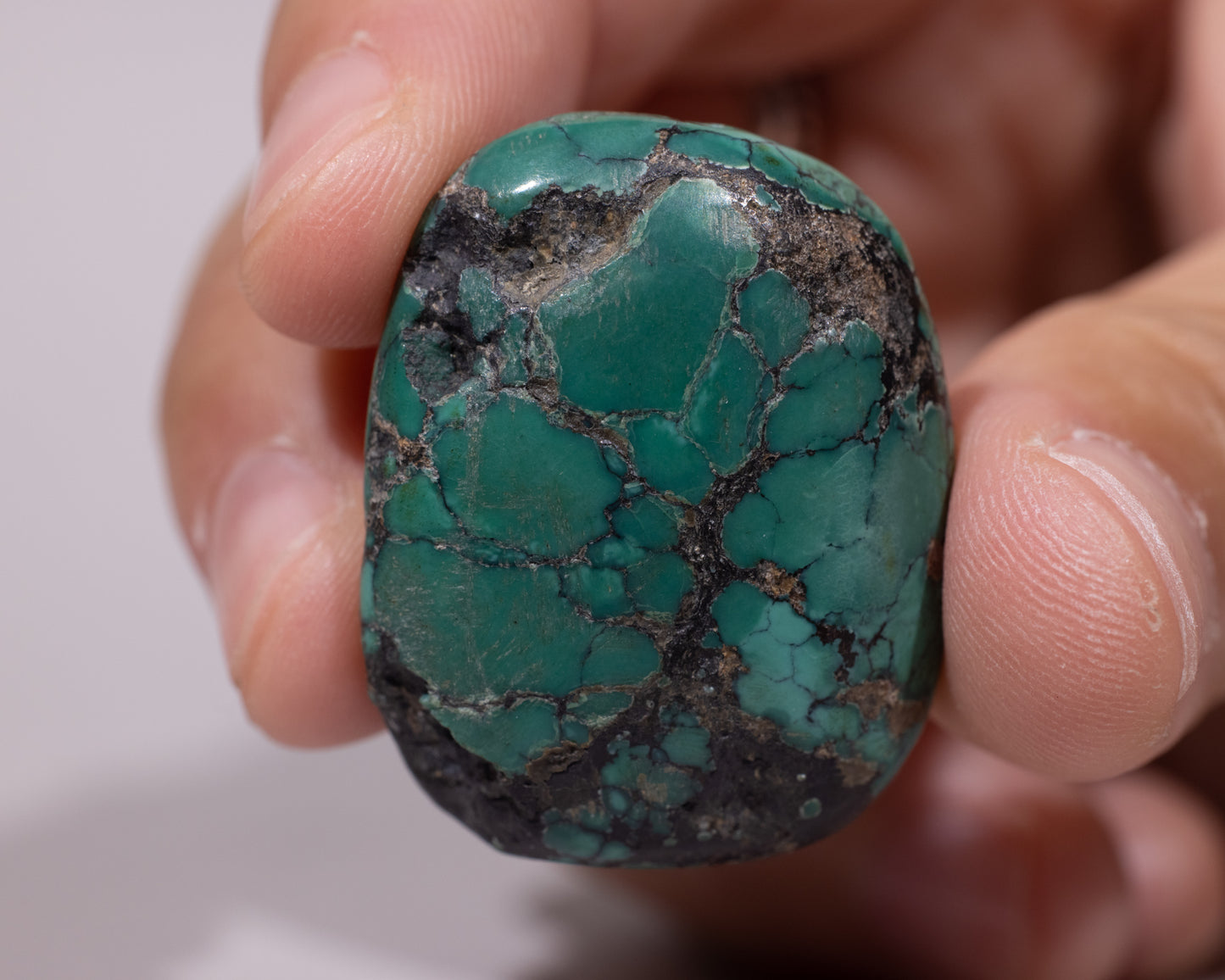 Authentic Tibetan Turquoise Stone - Vine - #426