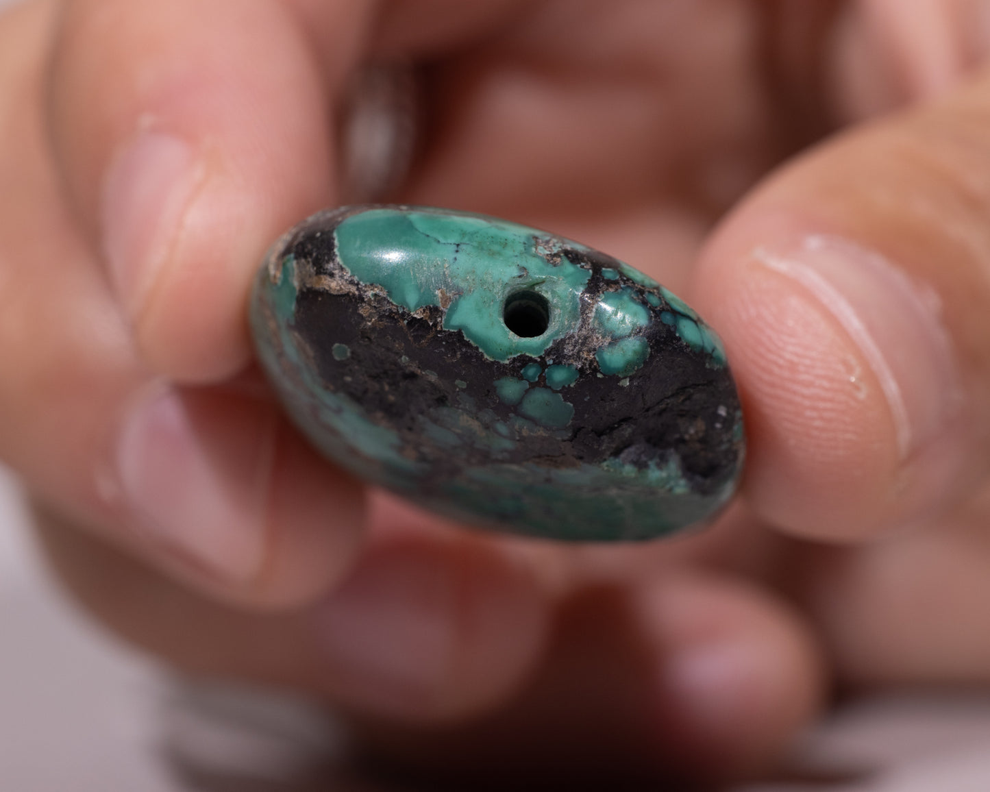 Authentic Tibetan Turquoise Stone - Vine - #426