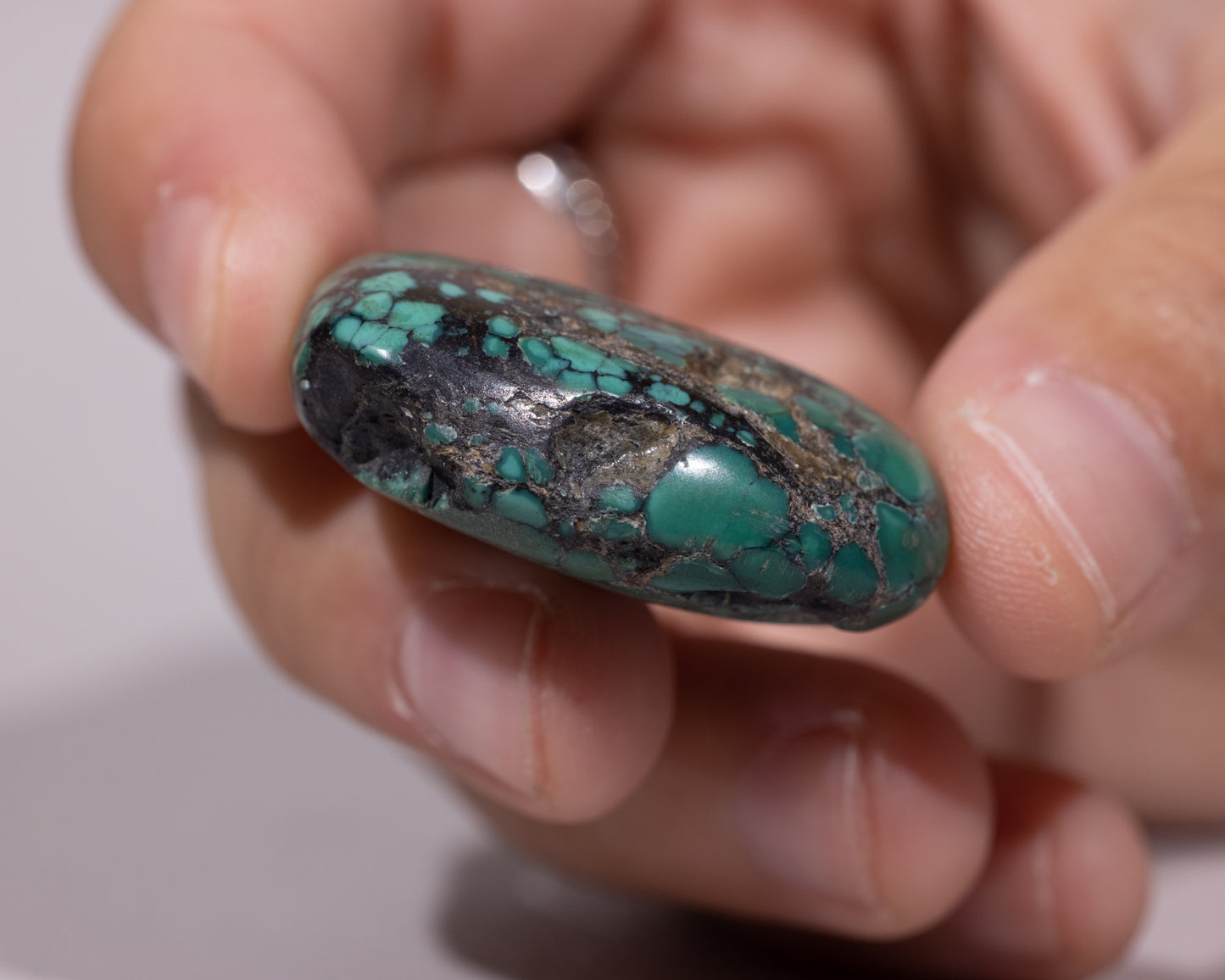 Authentic Tibetan Turquoise Stone - Vine - #426