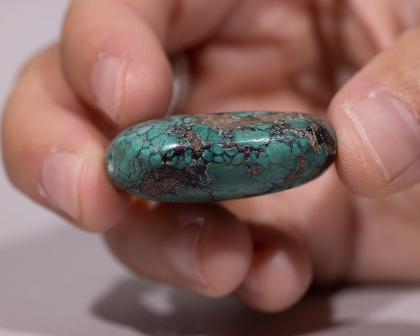 Authentic Tibetan Turquoise Stone - Vine - #426