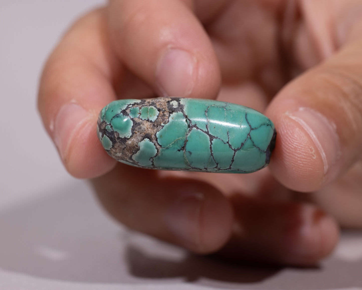 Unique Tibetan Turquoise Bead - Harmony - #428