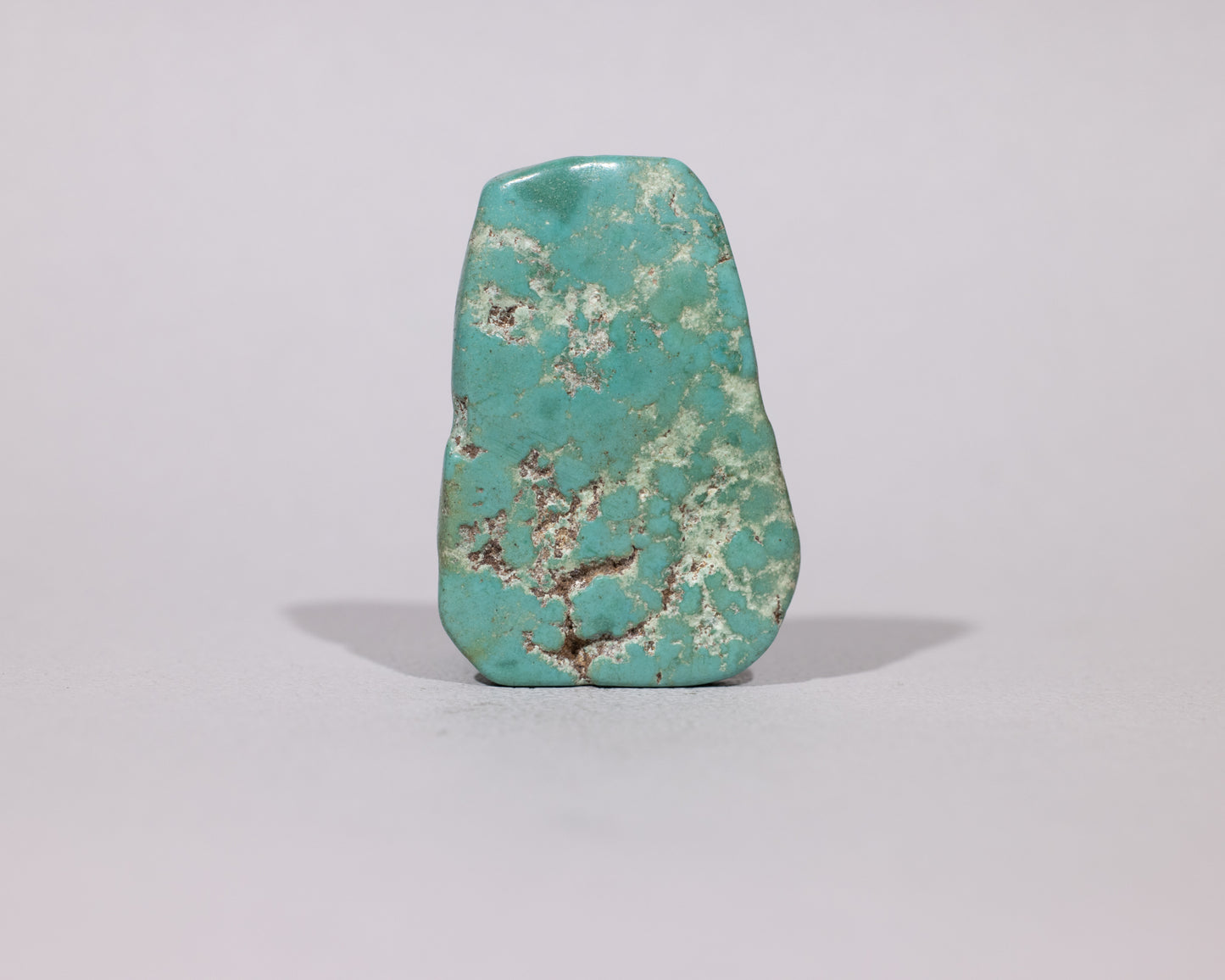 Pure Tibetan Turquoise Stone - Dorje Shield - #454