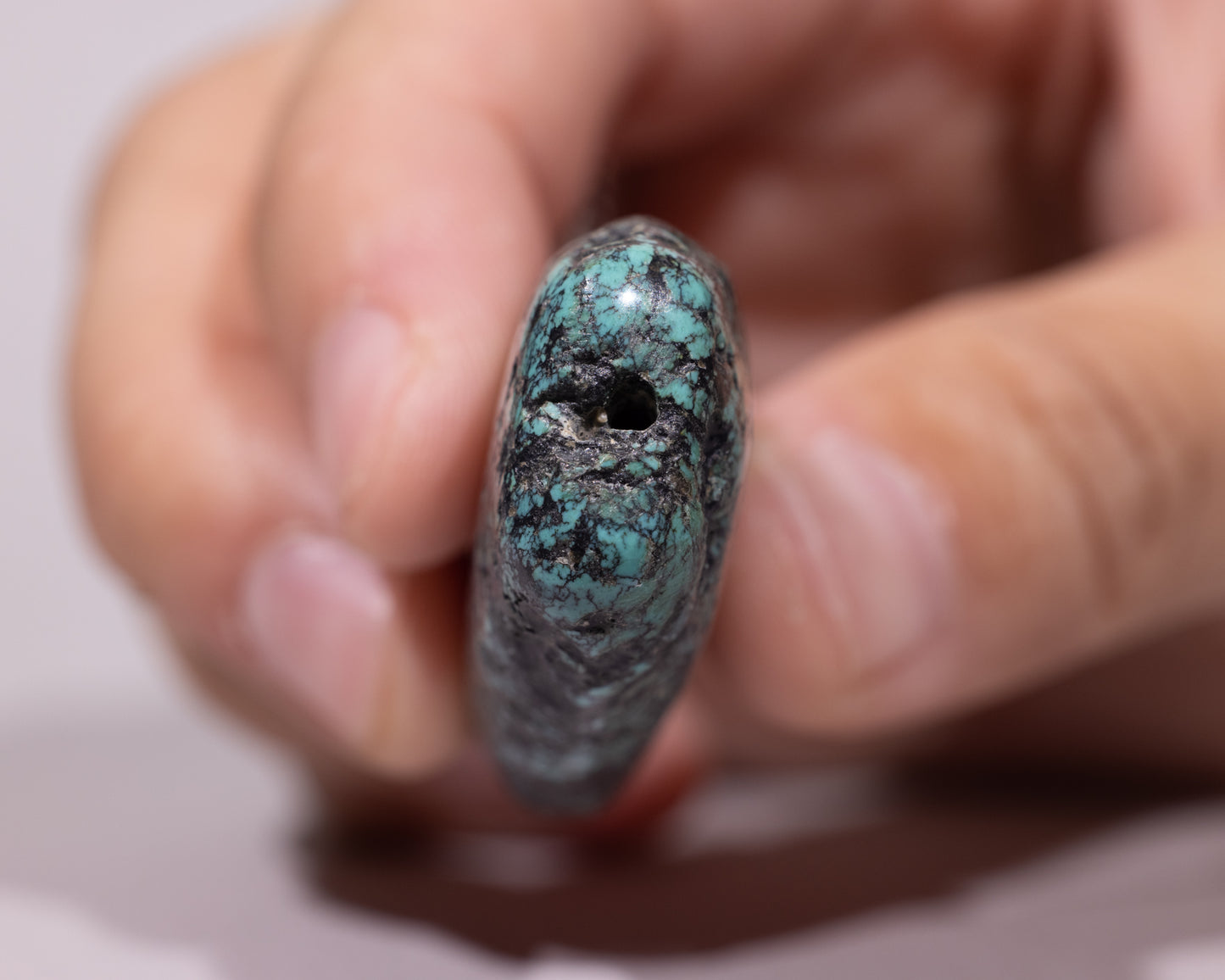 Natural Tibetan Turquoise Stone - Eye - #470