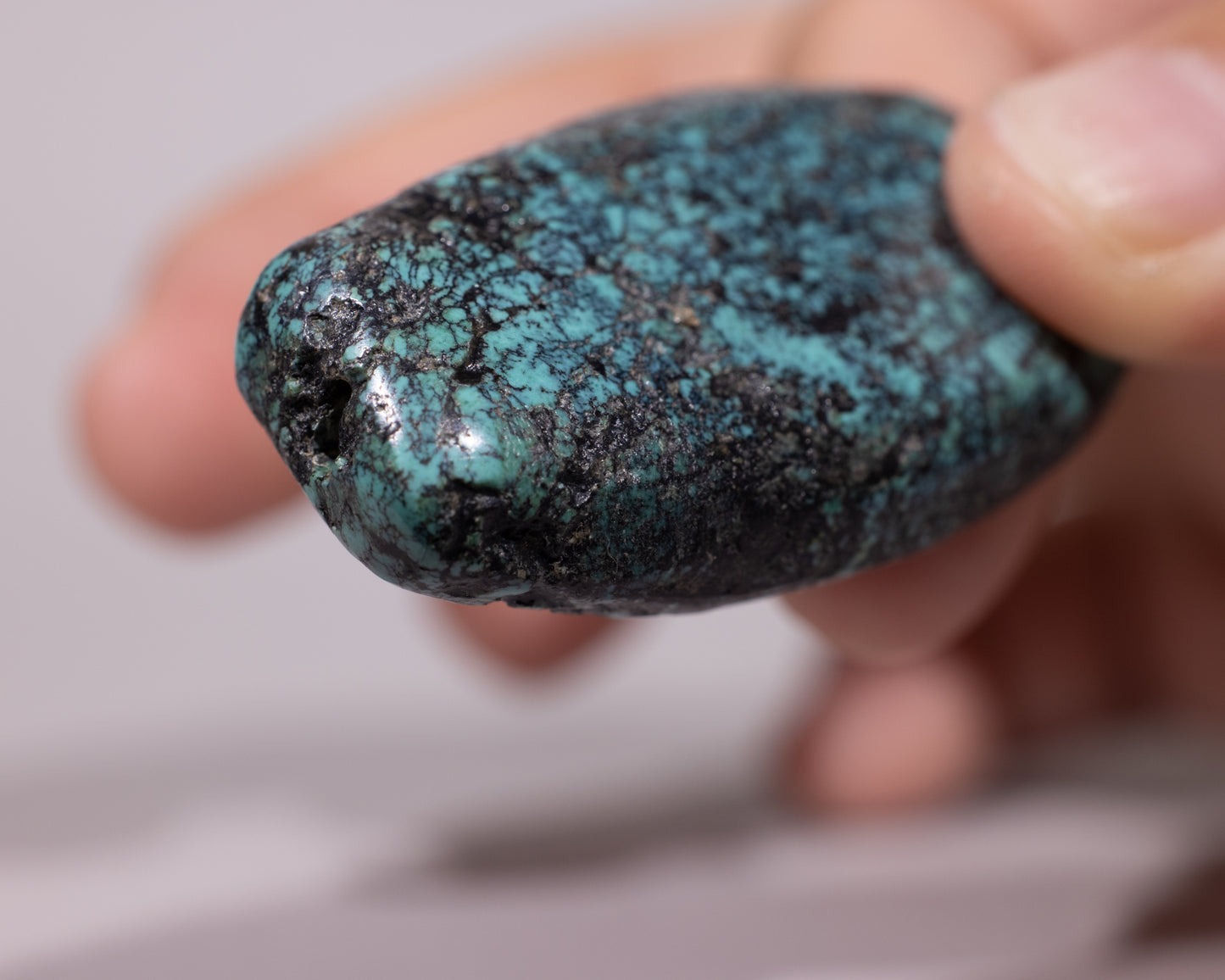 Natural Tibetan Turquoise Stone - Eye - #470