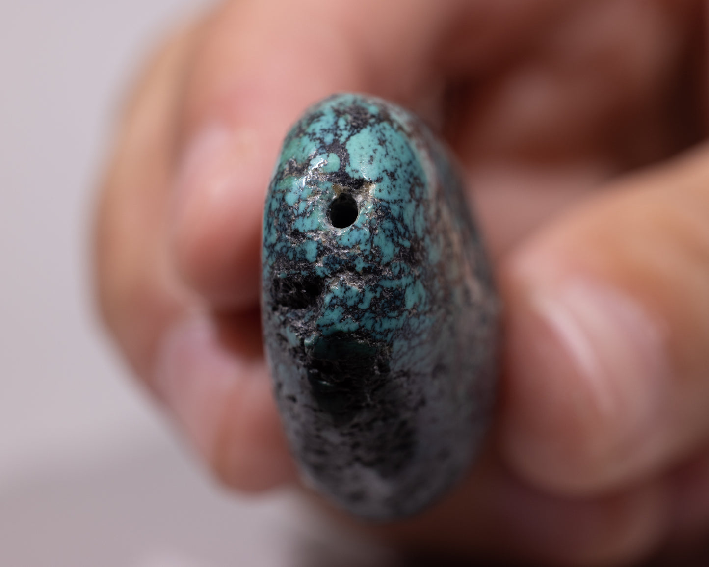 Unique Tibetan Turquoise Bead - Kunga - #472