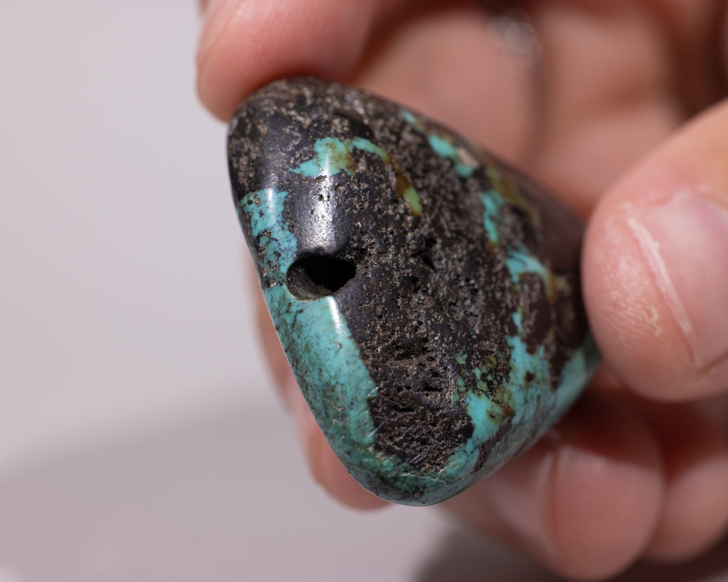 Unique Tibetan Turquoise Gem - Drokpa - #487