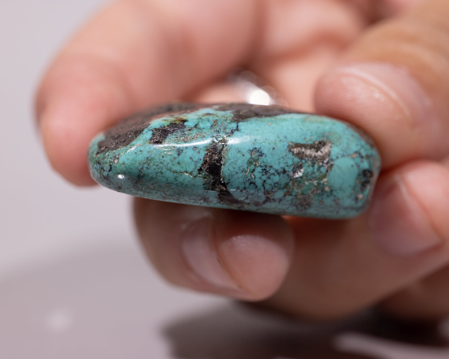 Unique Tibetan Turquoise Gem - Drokpa - #487