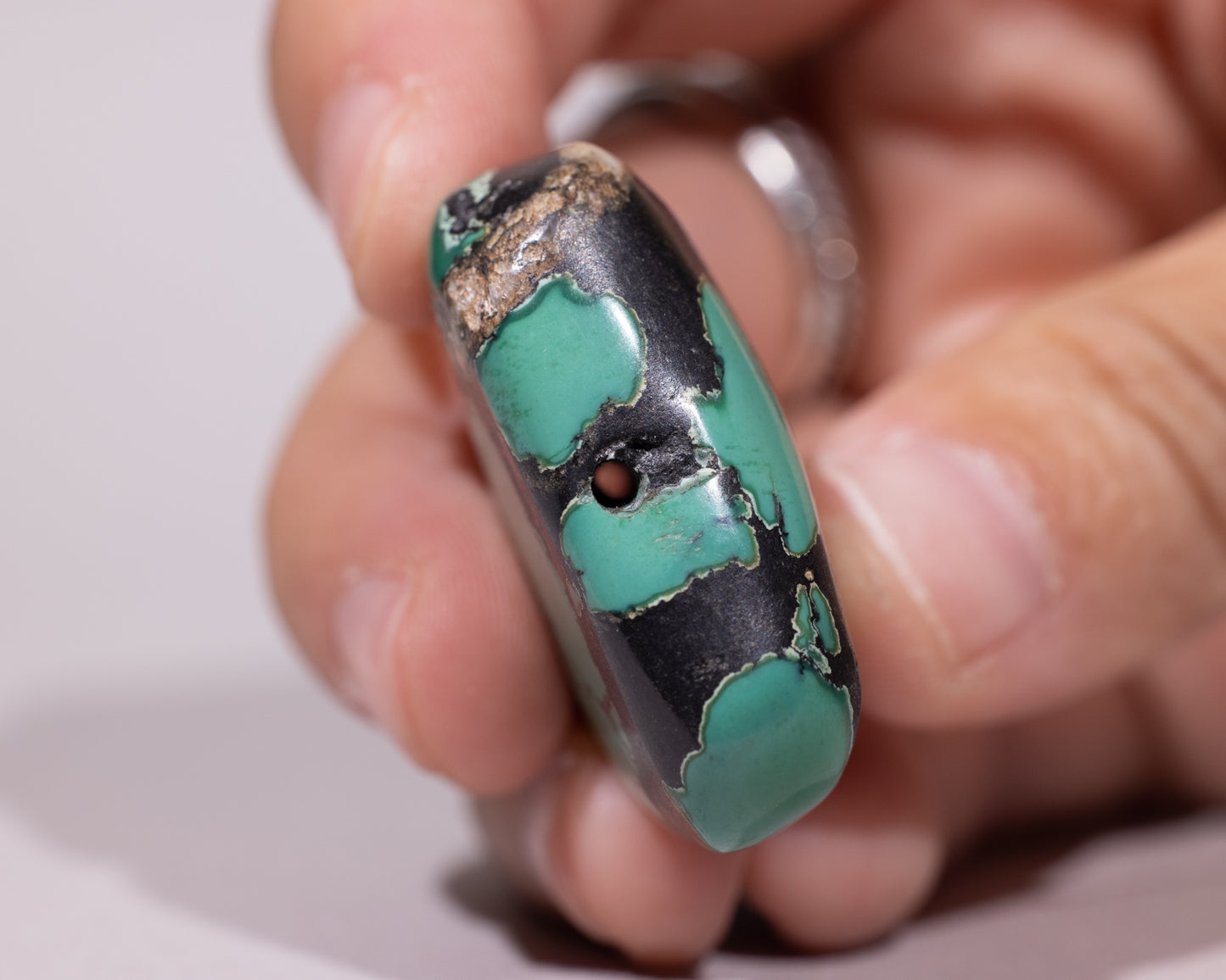 Tibetan Turquoise Stone -  Healing Properties - Solitude - #491