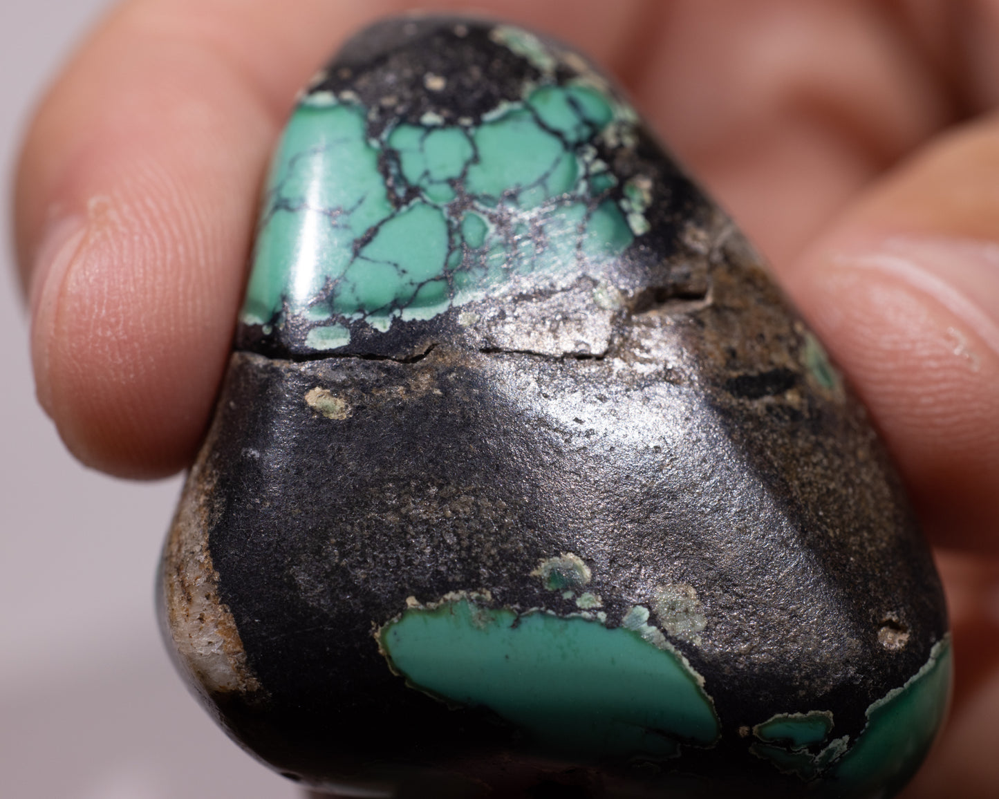 Tibetan Turquoise Stone -  Healing Properties - Solitude - #491