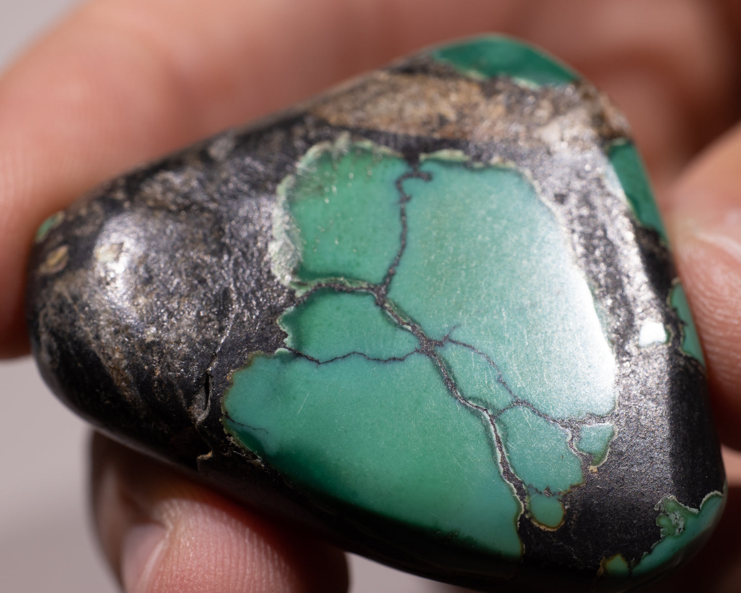 Tibetan Turquoise Stone -  Healing Properties - Solitude - #491