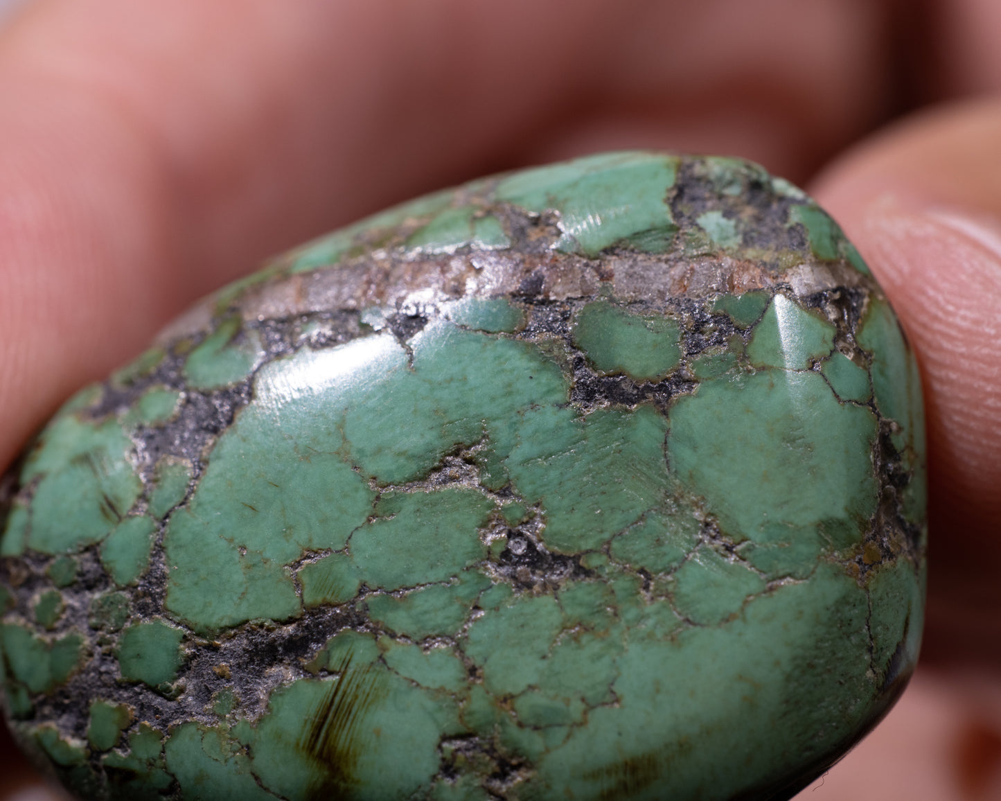 Tibetan Turquoise Stone -  Healing Properties - Siddhi - #503